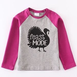 Feast Mode Thanksgiving Raglan Tee